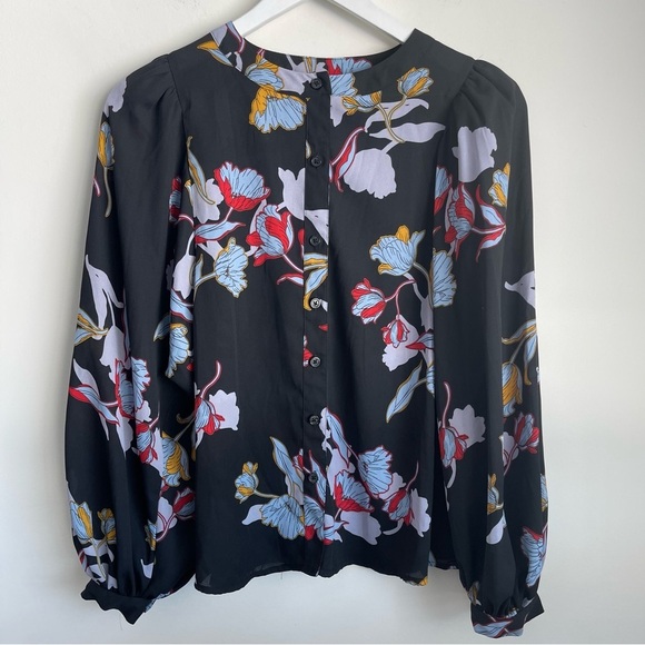 Who What Wear Heirloom Floral Blouse size XS - Picture 1 of 8